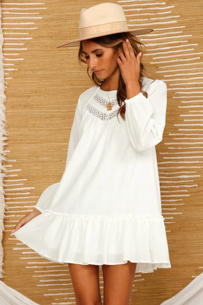 Hamlin Bay Dress White