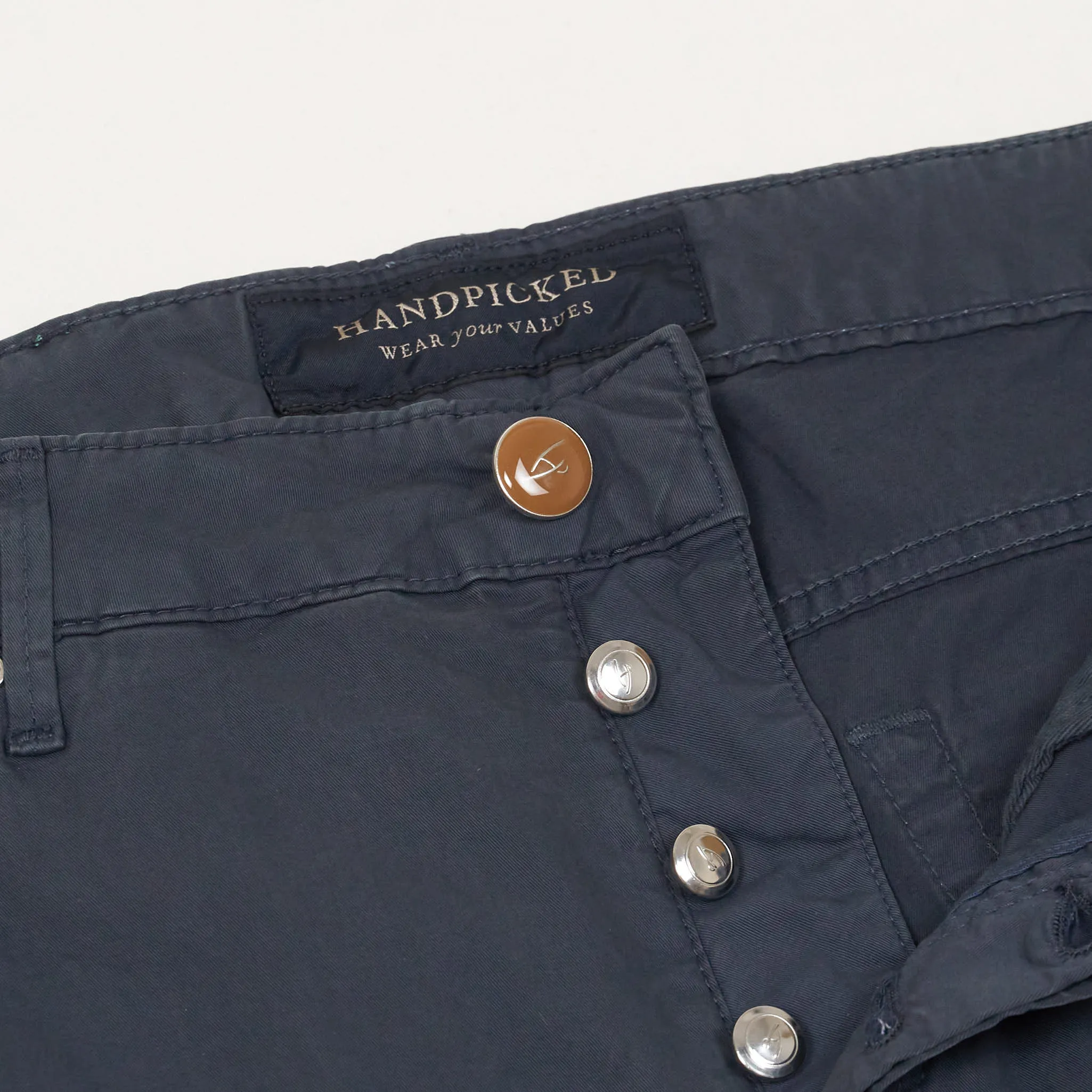 Handpicked Five Pocket Poplin Jeans