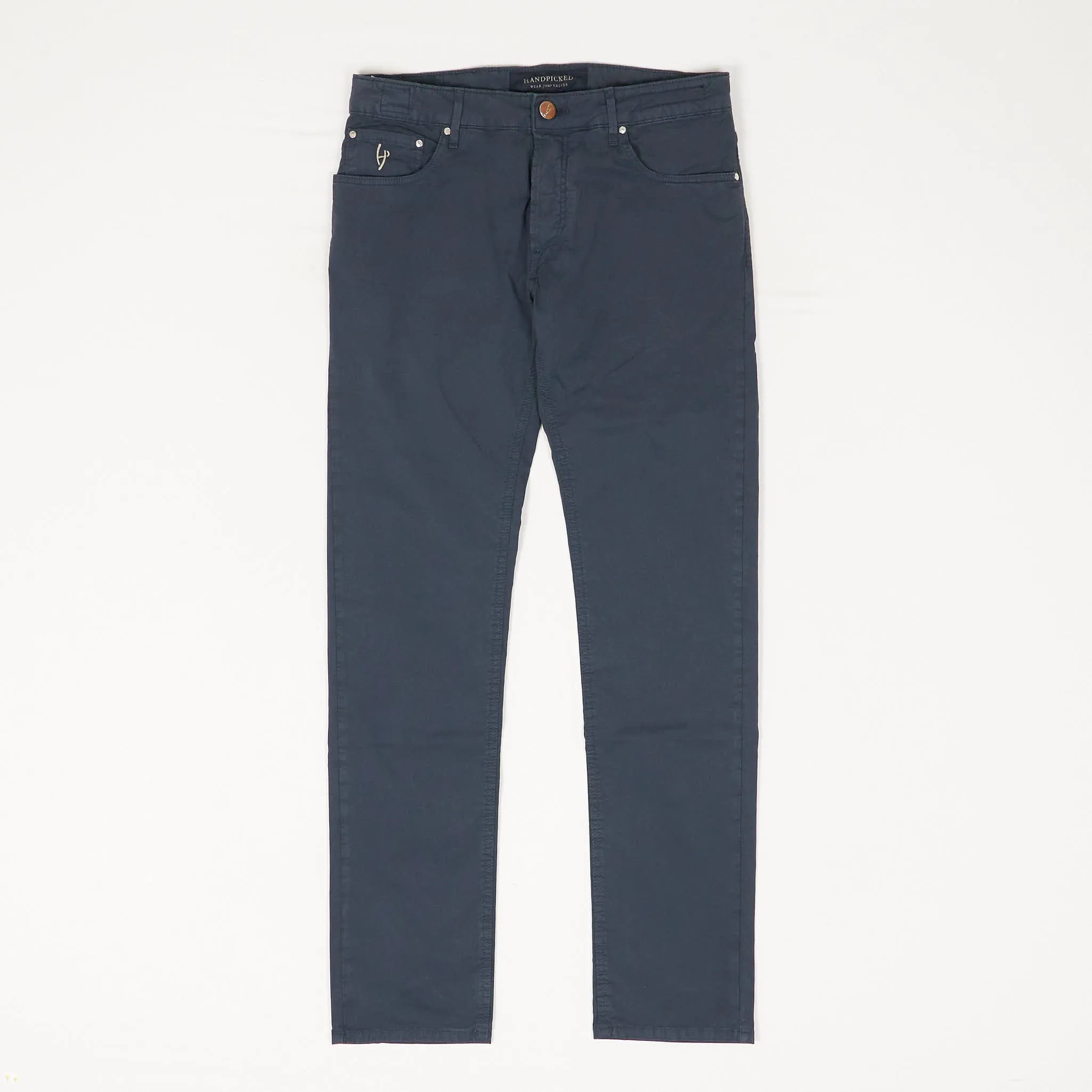 Handpicked Five Pocket Poplin Jeans