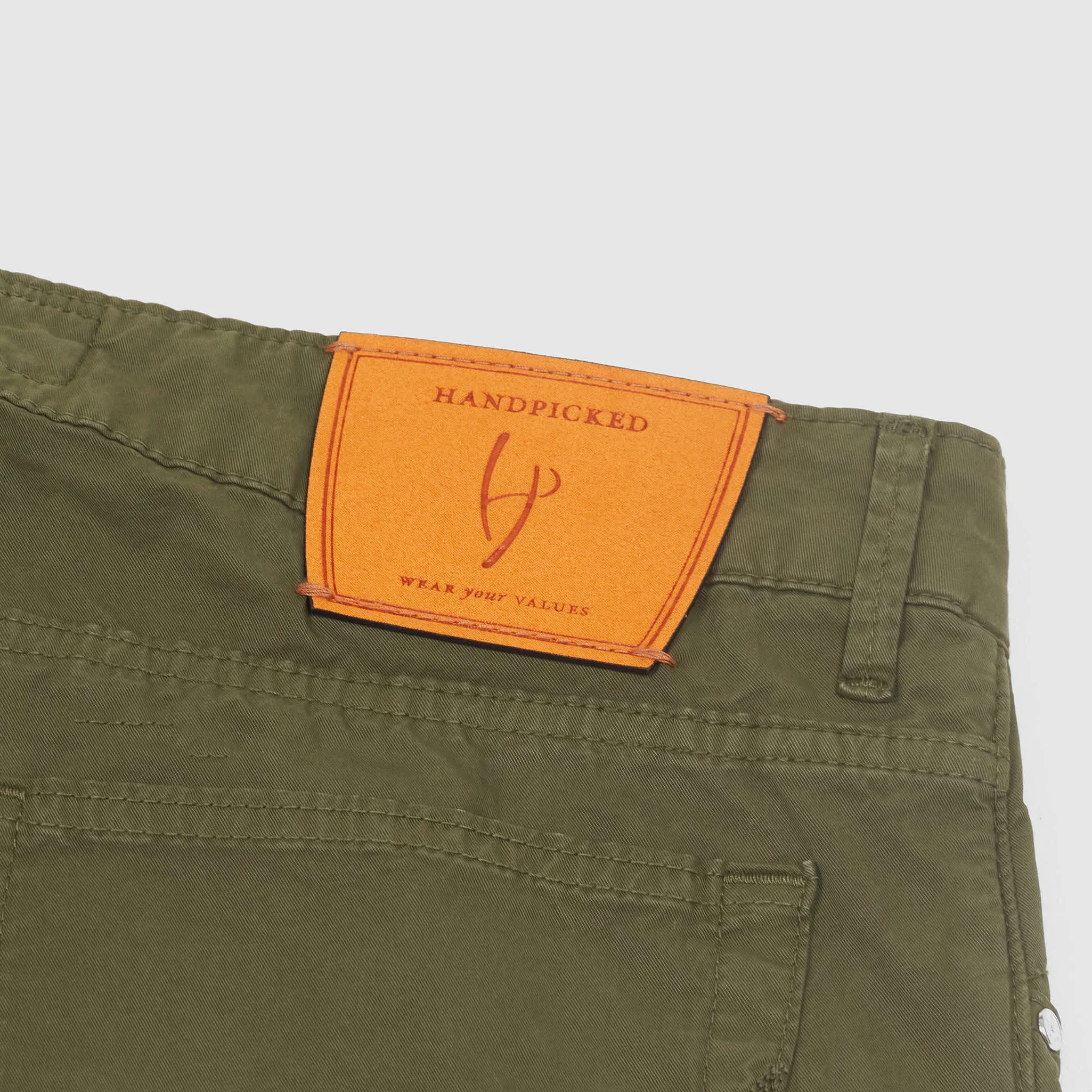 Handpicked Five Pocket Poplin Jeans