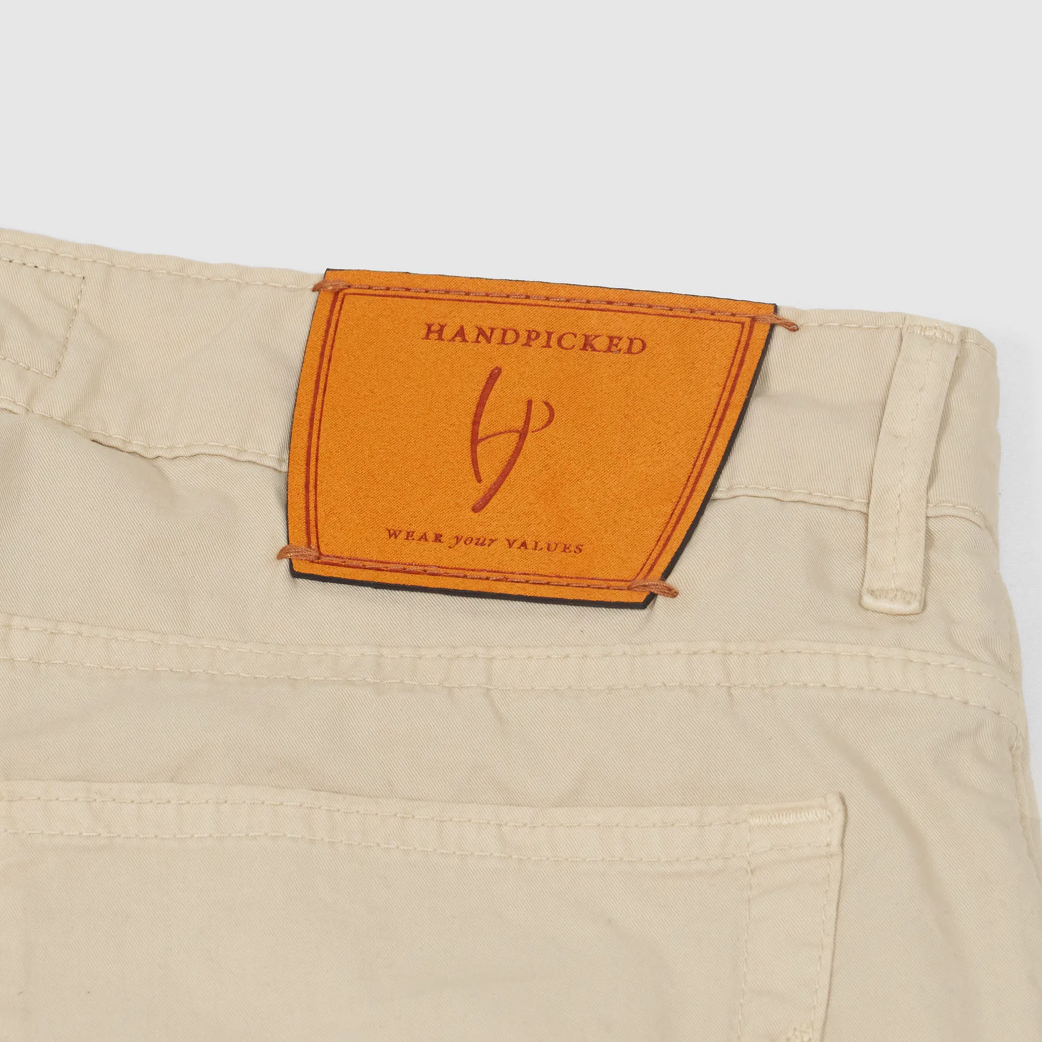 Handpicked Five Pocket Poplin Jeans
