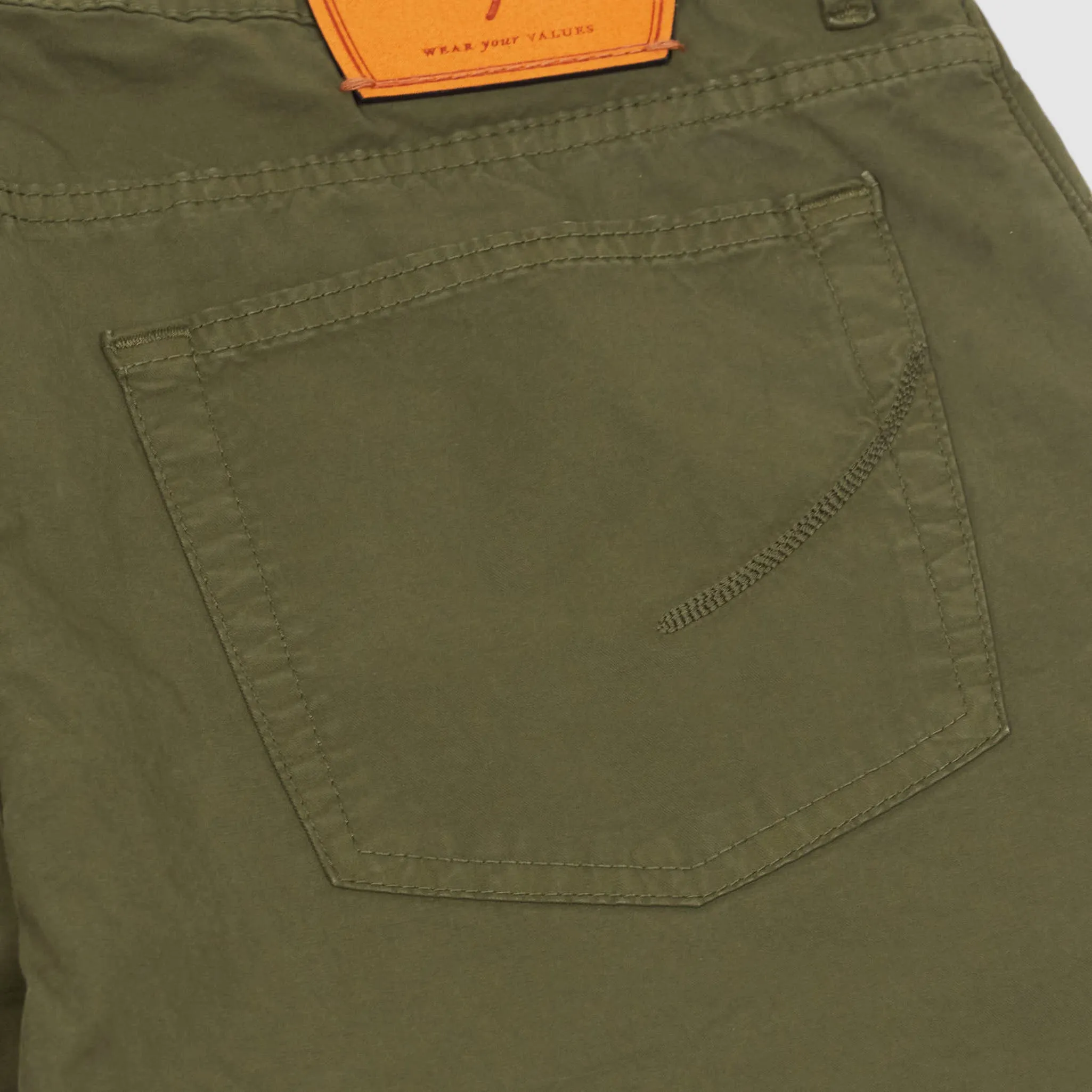 Handpicked Five Pocket Poplin Jeans
