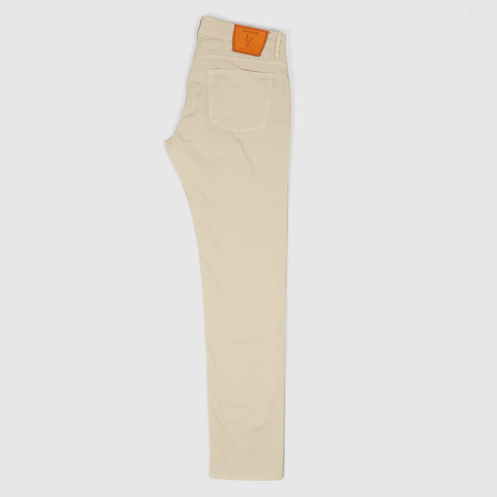 Handpicked Five Pocket Poplin Jeans