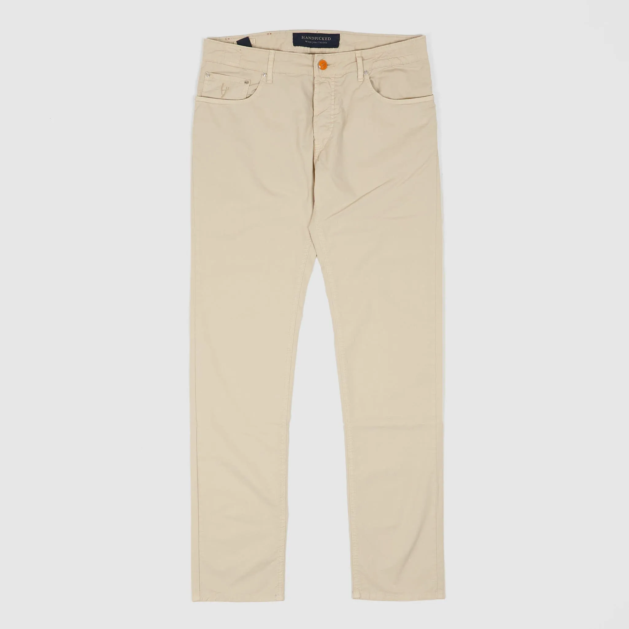 Handpicked Five Pocket Poplin Jeans
