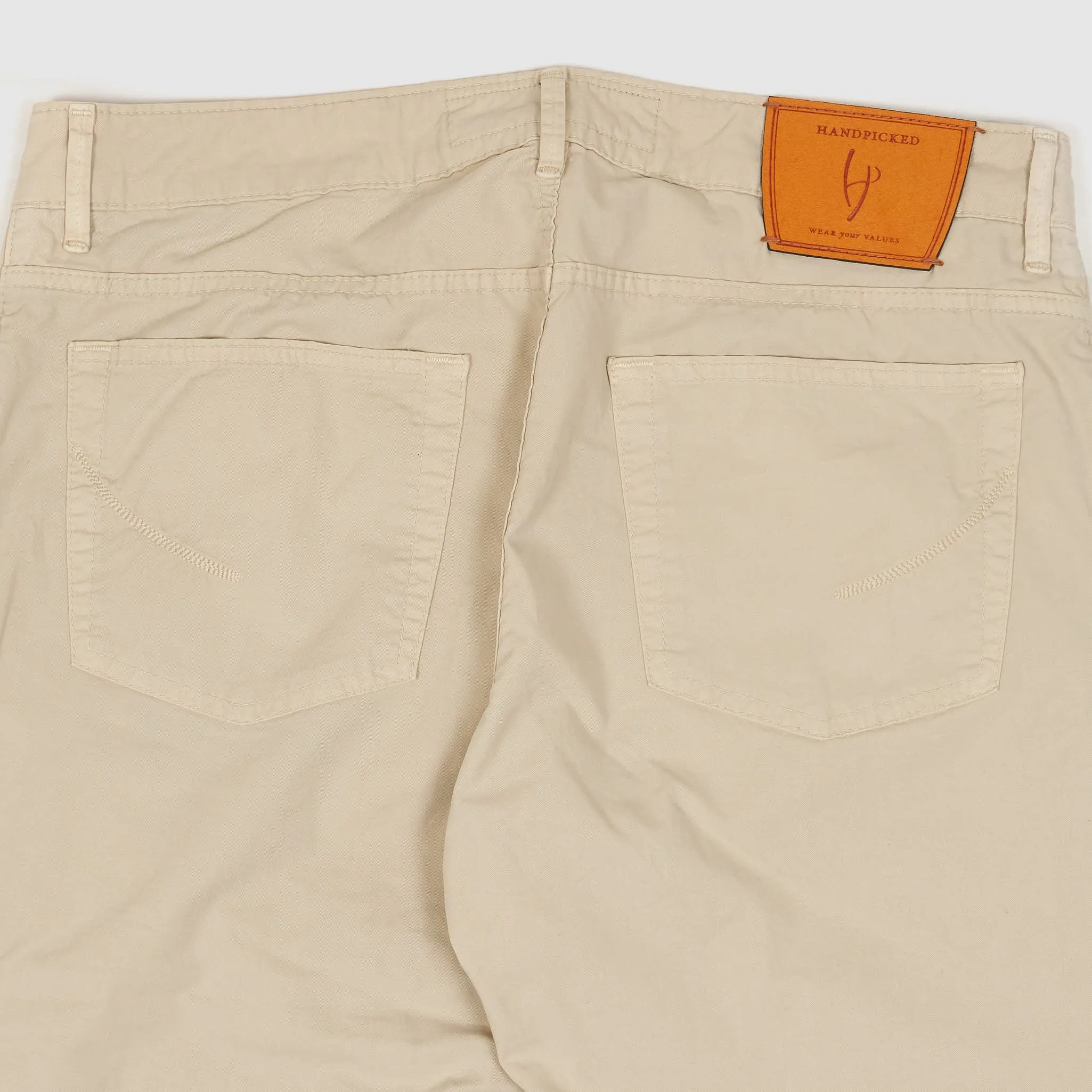 Handpicked Five Pocket Poplin Jeans