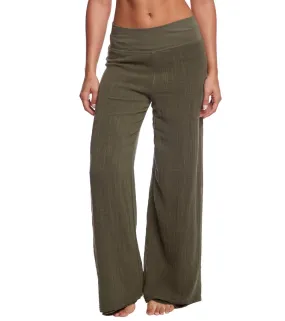 Hard Tail Flat Waist Cotton Yoga Pants