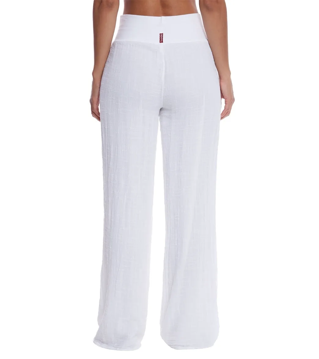 Hard Tail Flat Waist Cotton Yoga Pants