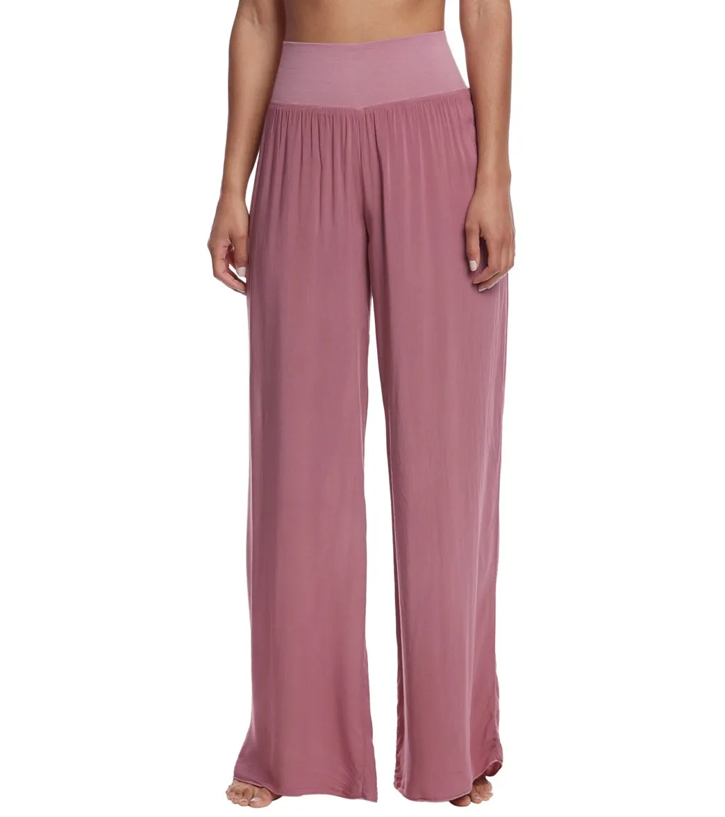 Hard Tail Flat Waist Wide Leg Yoga Pants