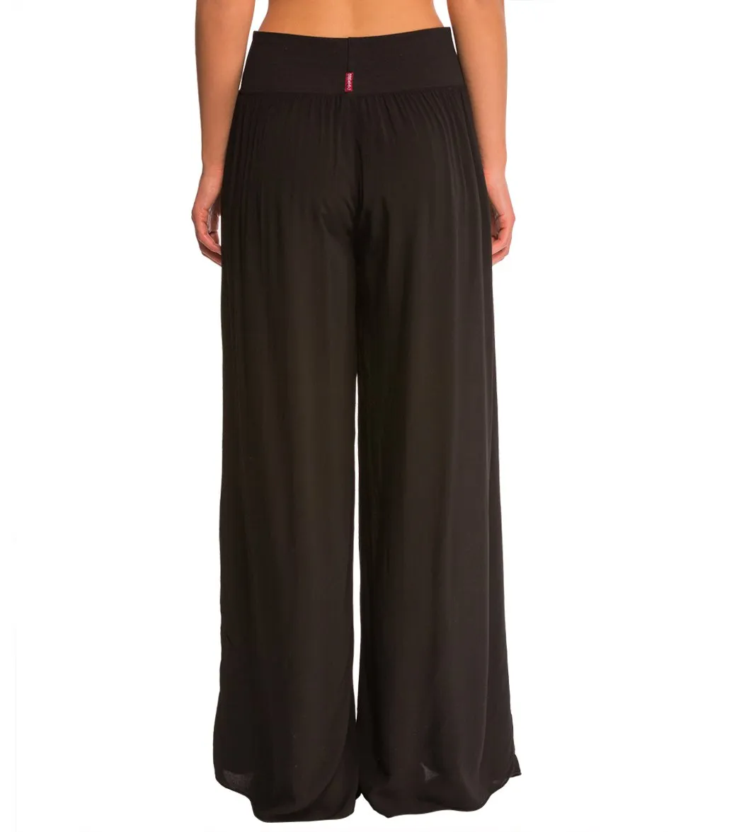 Hard Tail Flat Waist Wide Leg Yoga Pants