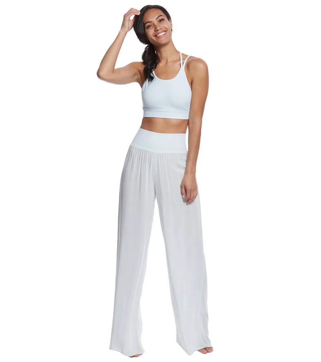 Hard Tail Flat Waist Wide Leg Yoga Pants