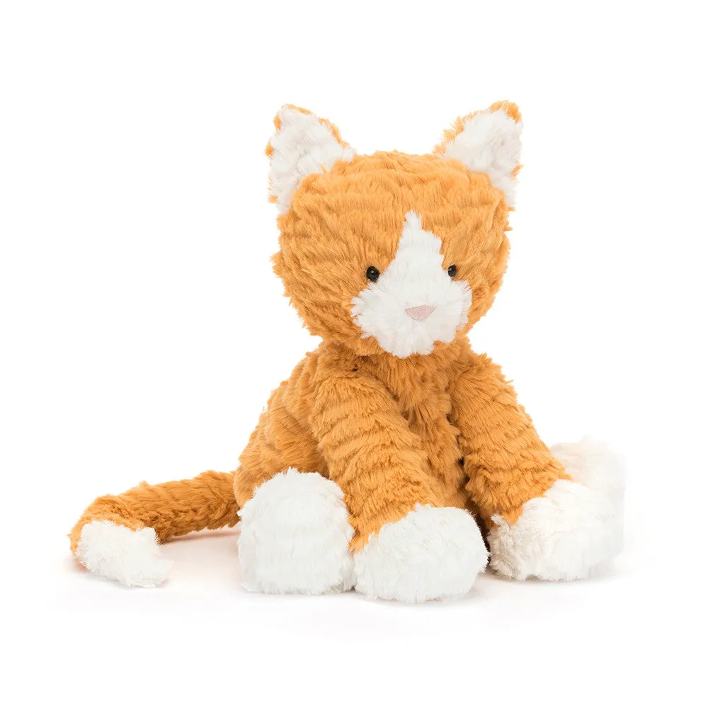 Jellycat Ginger, The Courageous Kitten Book and Fuddlewuddle Ginger Cat