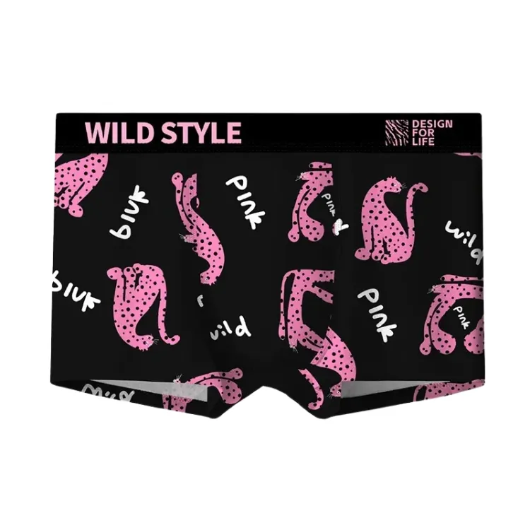 Jungle Heat Leopard Print Men's Underwear