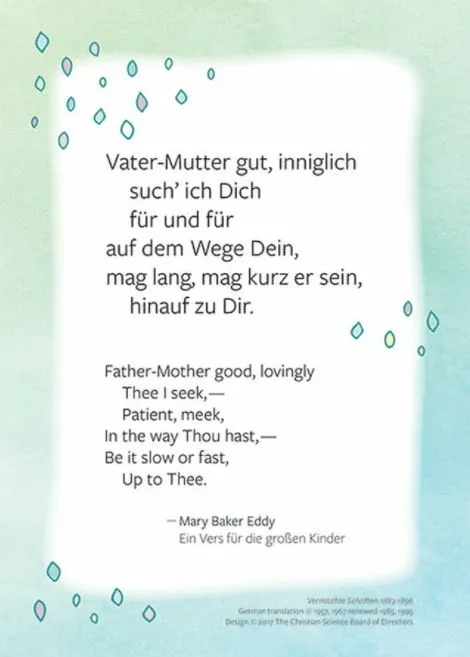 Karte für die großen Kinder