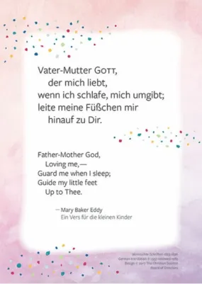 Karte für die kleinen Kinder