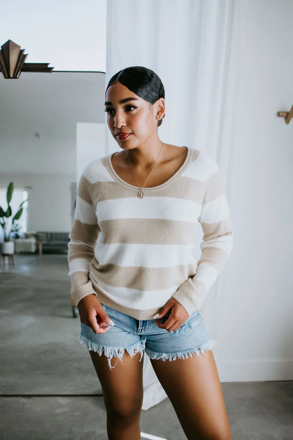 Keisha Stripe Sweater