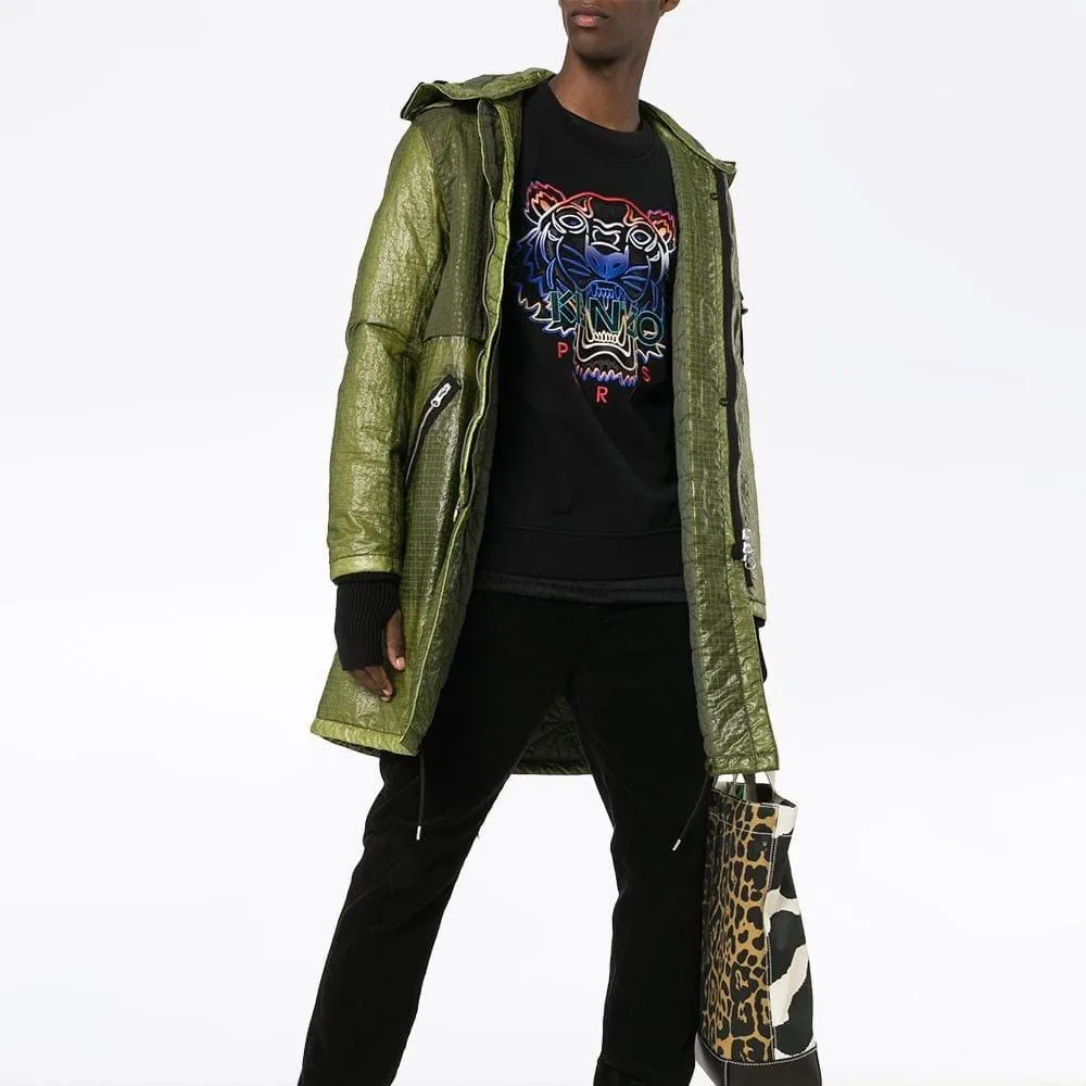 Kenzo Tiger Logo-Embroidered Sweatshirt "Black"