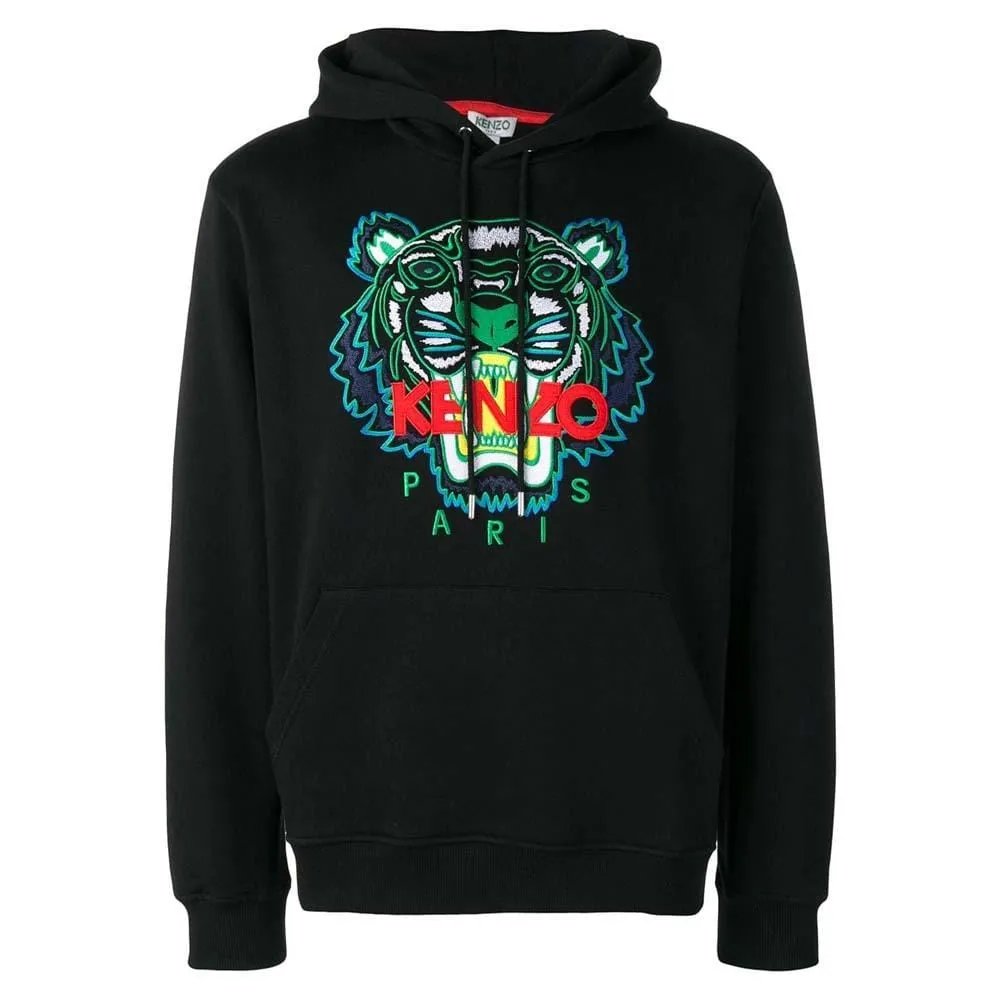 Kenzo Tiger Print Sweater Black
