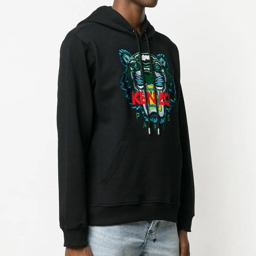 Kenzo Tiger Print Sweater Black