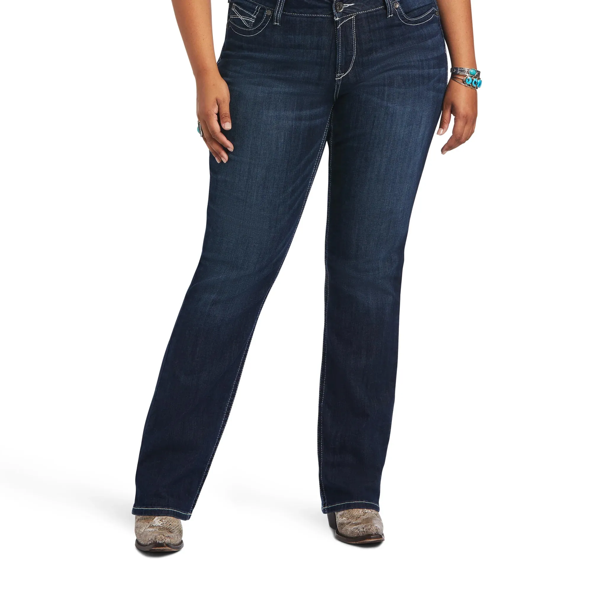 LADIES ARIAT R.E.A.L MID RISE STRIAGHT LEG CLARISSA JEAN