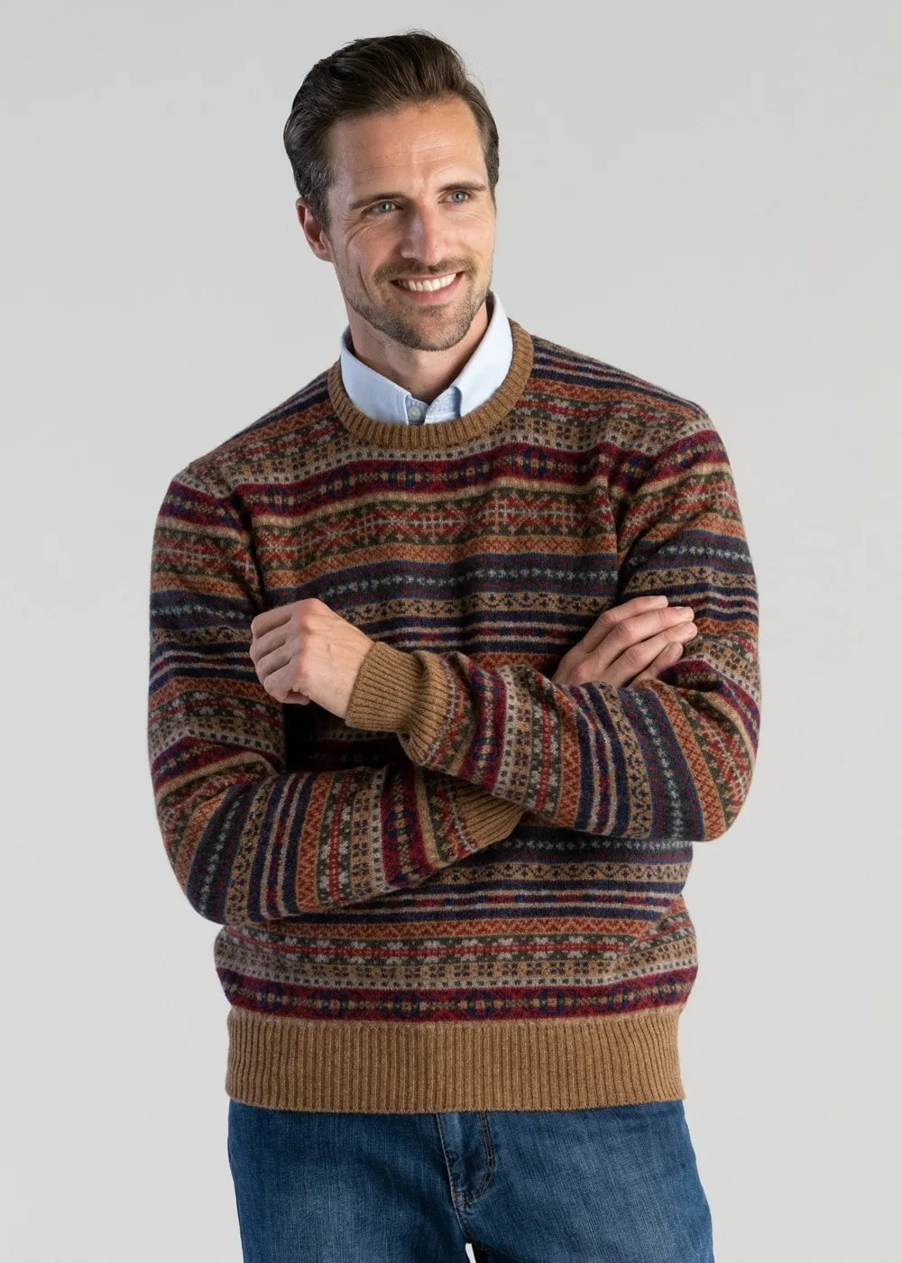 Lambswool Fairisle Crew