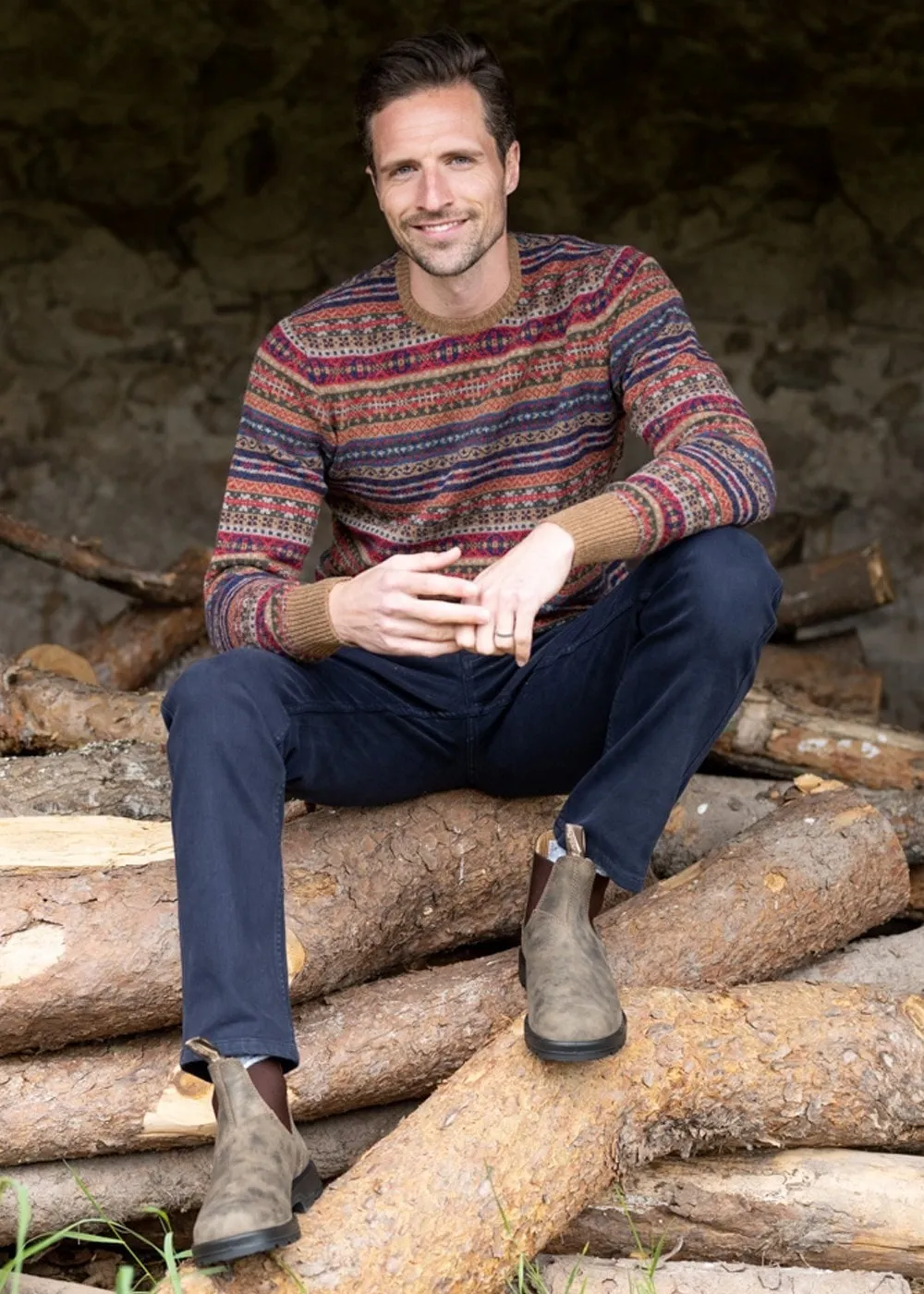 Lambswool Fairisle Crew