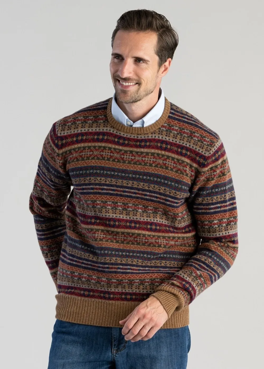 Lambswool Fairisle Crew