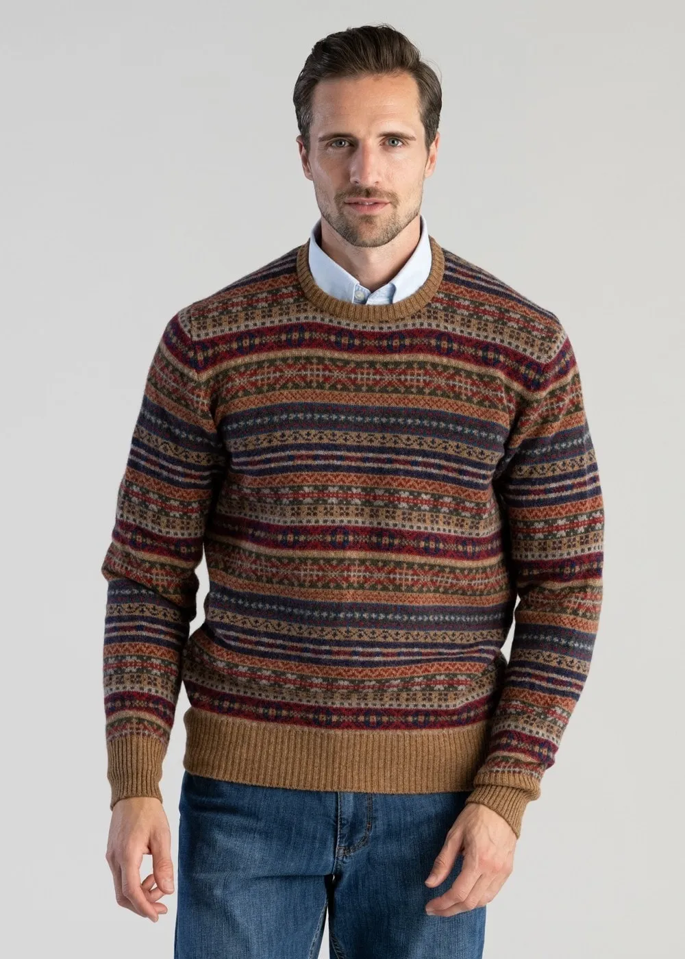 Lambswool Fairisle Crew
