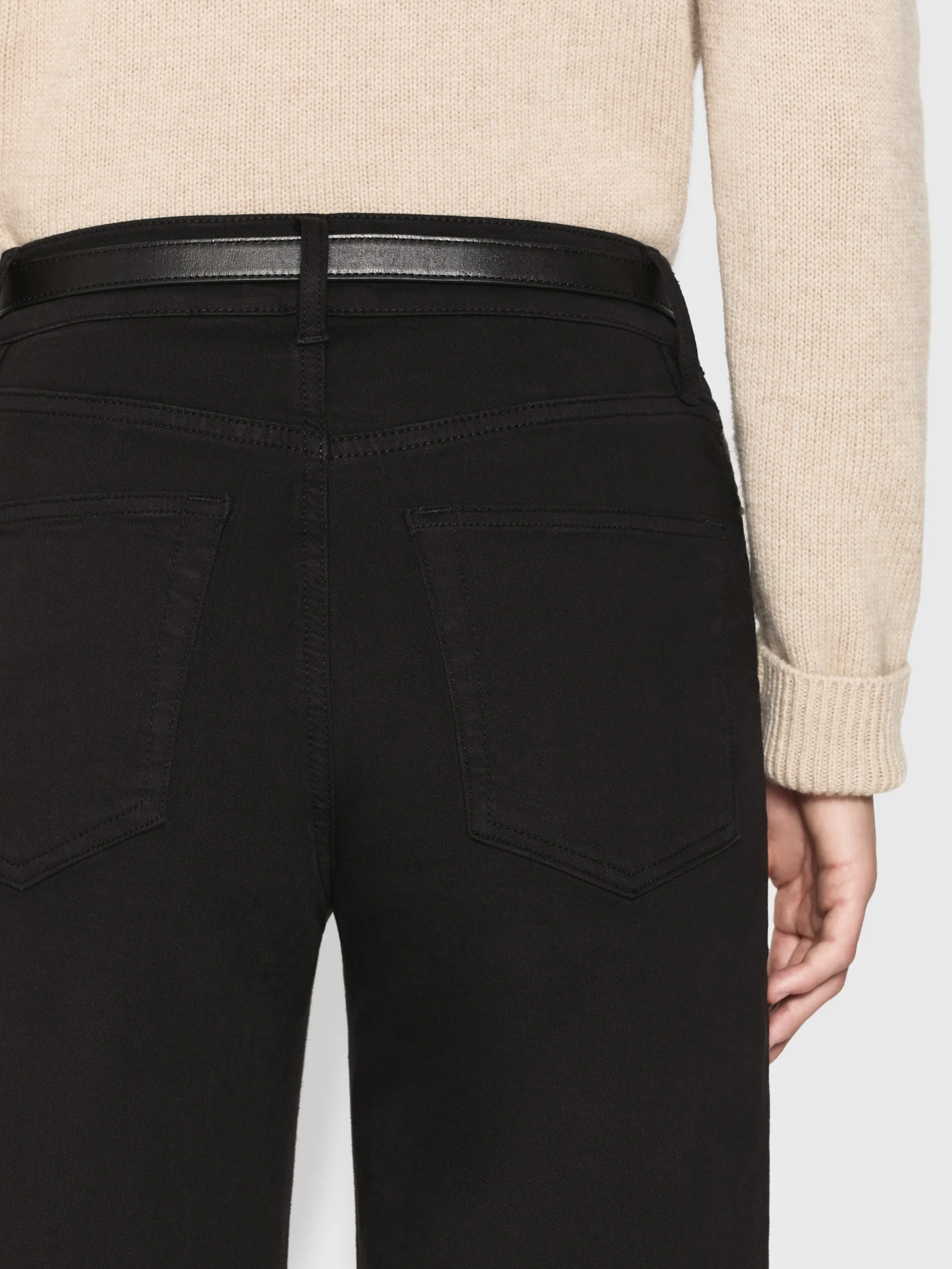 Le Slim Palazzo Long -- Black
