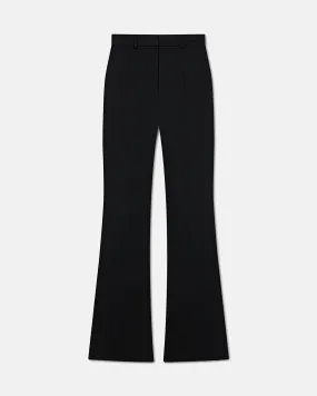 Leena - Slip Satin Pants - Black