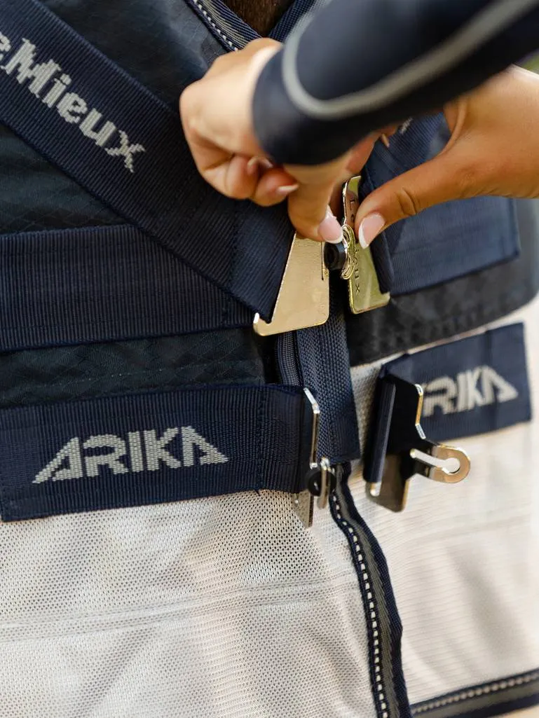 LeMieux Arika Shower-Tek Fly Rug Grey