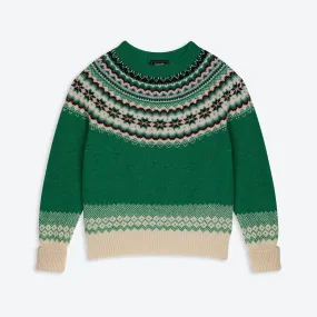 Lowie Green Caerphilly Fairisle Jumper
