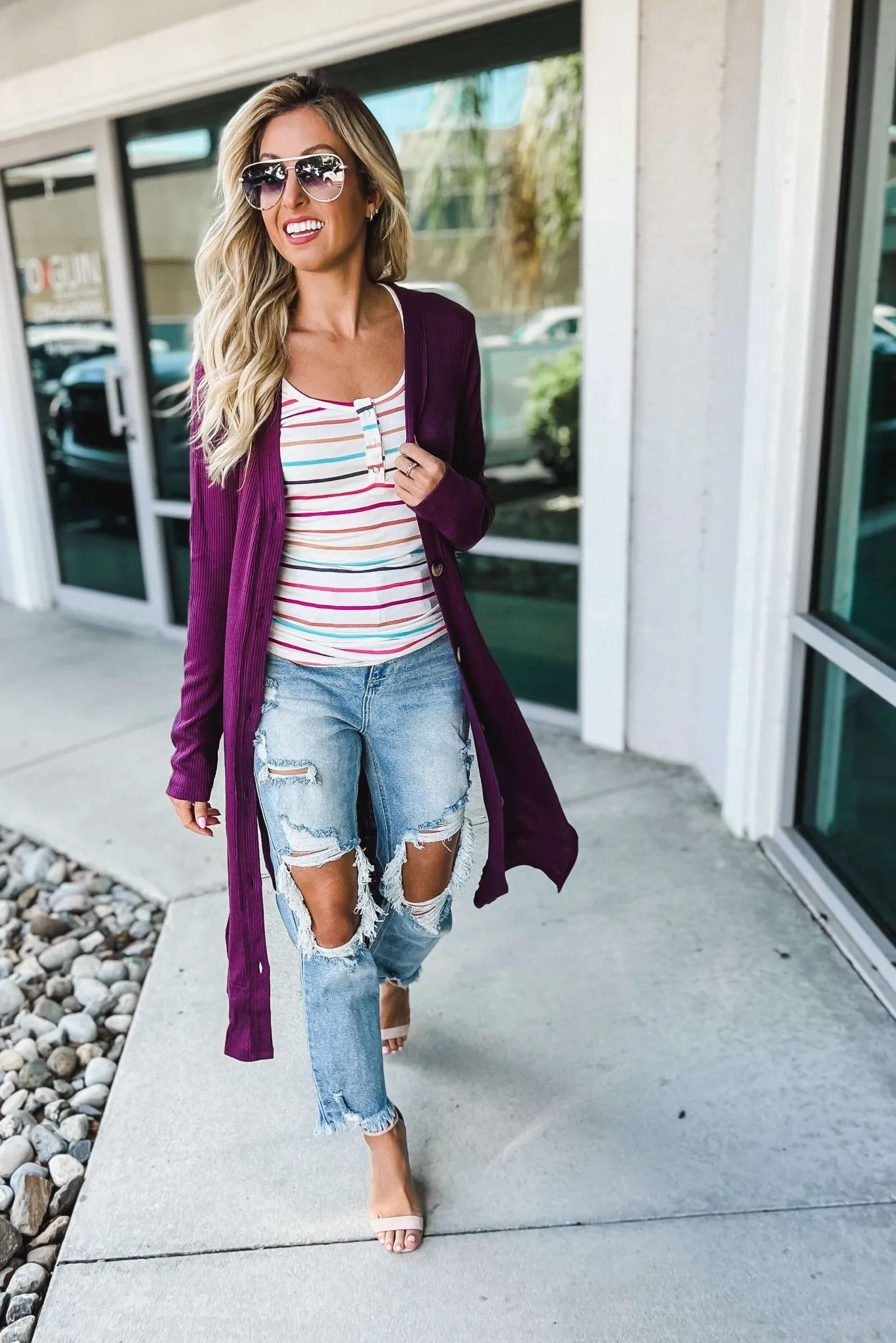 Made For You Ribbed Duster Cardigan