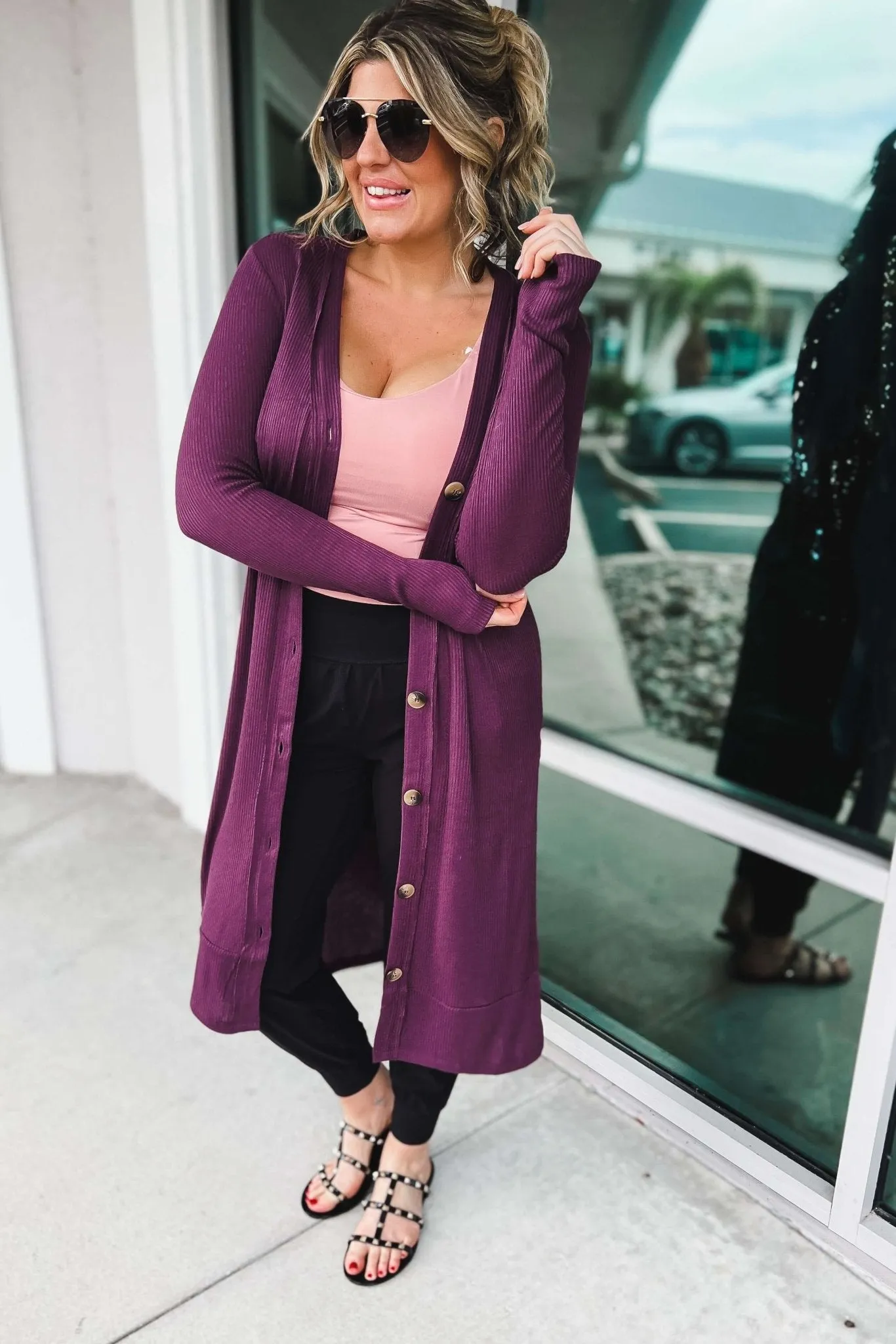 Made For You Ribbed Duster Cardigan