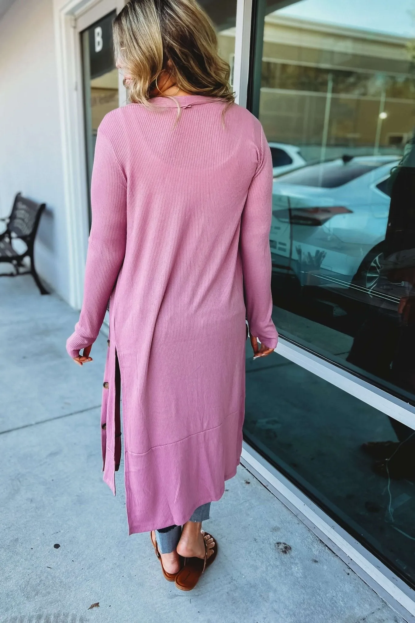 Made For You Ribbed Duster Cardigan