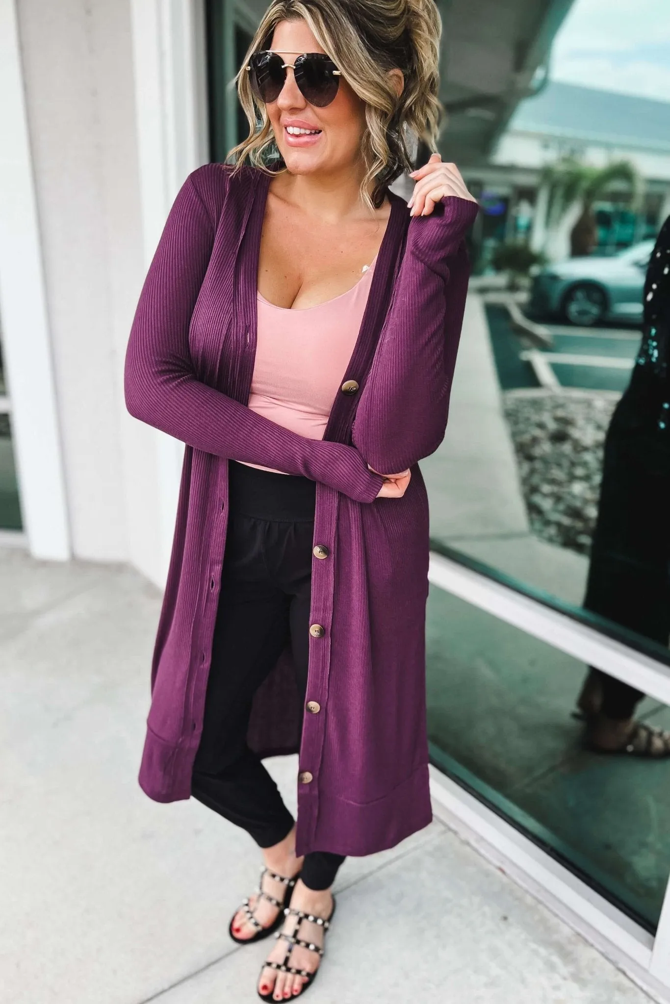 Made For You Ribbed Duster Cardigan