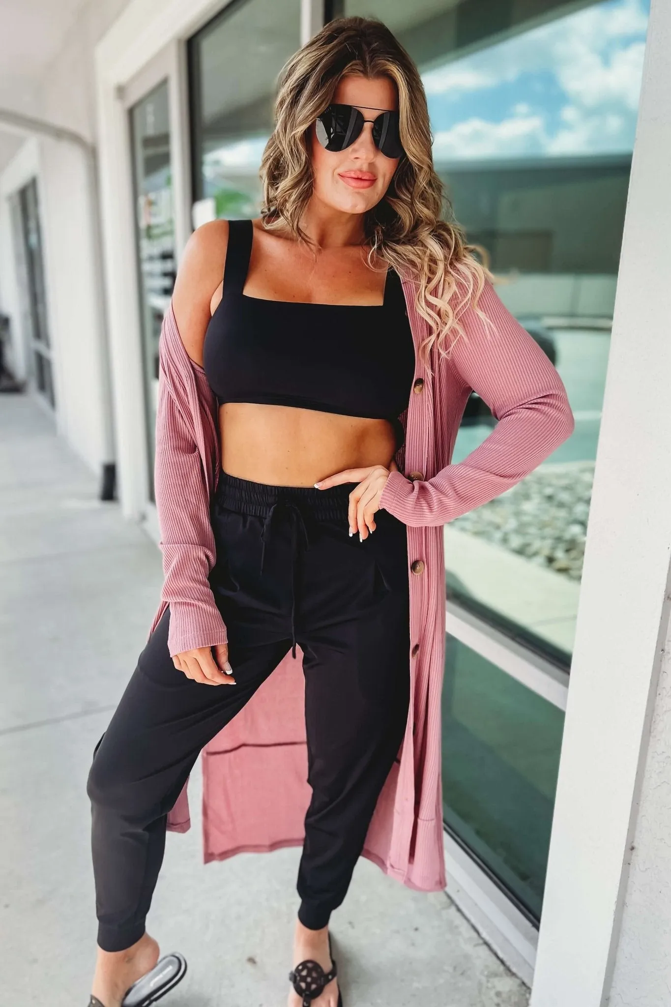 Made For You Ribbed Duster Cardigan