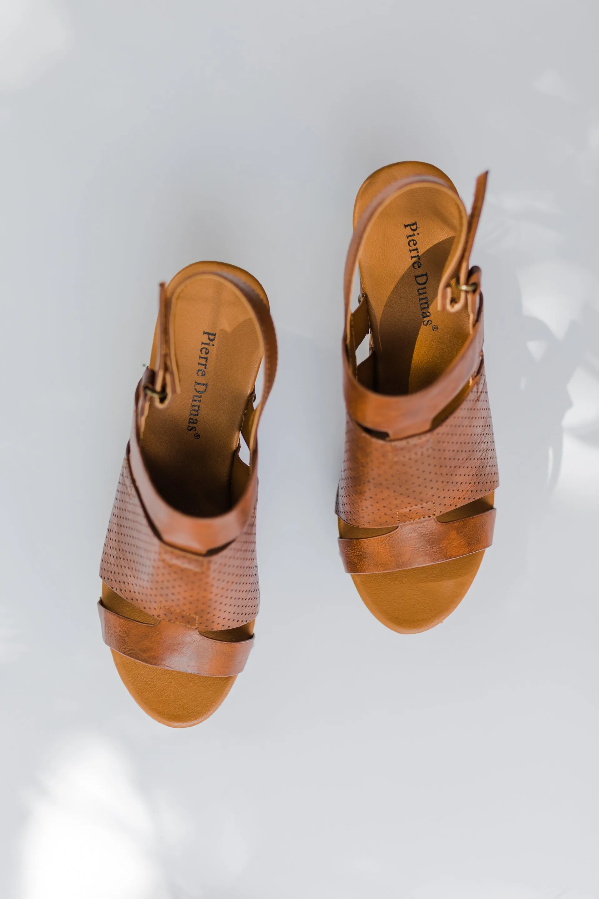 Mallory Whiskey Cork Bottom Wedge