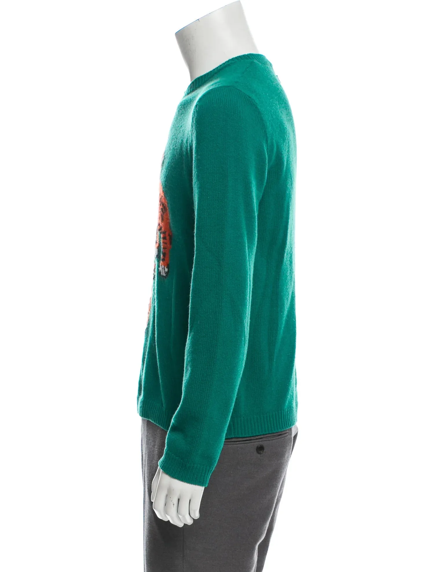 Men Wool Tiger Sweater - S