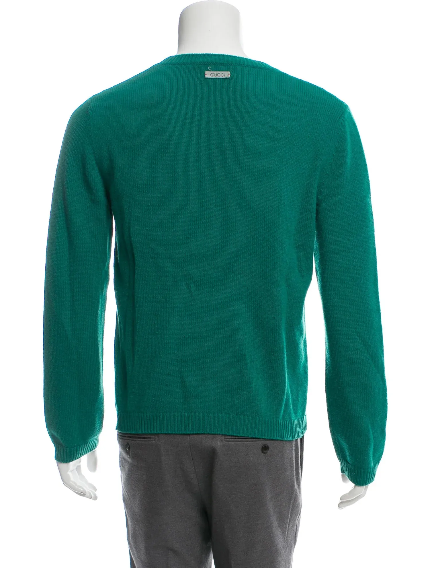Men Wool Tiger Sweater - S