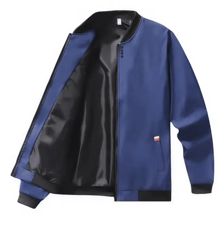 Men’s Autumn Jacket – Thin Long Sleeve Baseball Uniform Windproof Cycling Jacket | Casual Zipper Outerwear