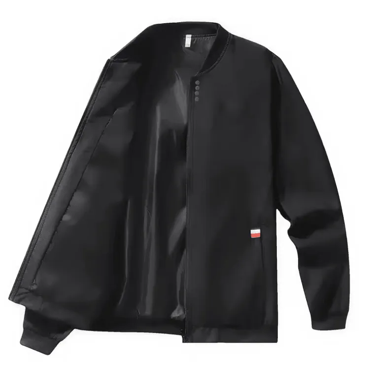Men’s Autumn Jacket – Thin Long Sleeve Baseball Uniform Windproof Cycling Jacket | Casual Zipper Outerwear