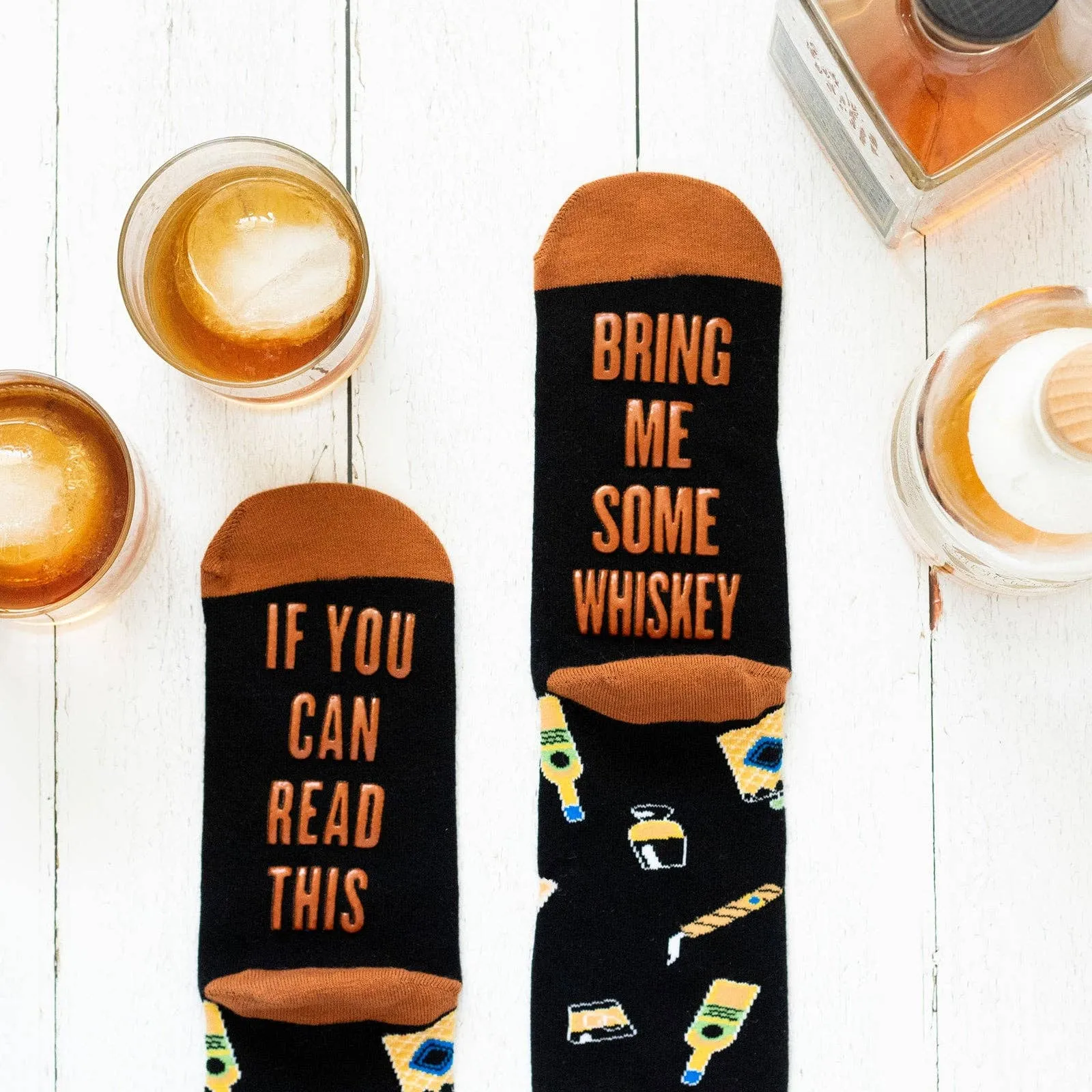 Mens Novelty Socks - bring me some whiskey