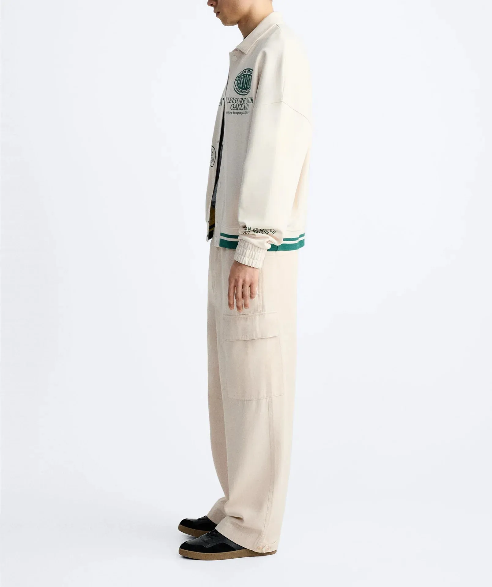 Men's Suede Baseball Uniform Jacket - Autumn American Pilot Style