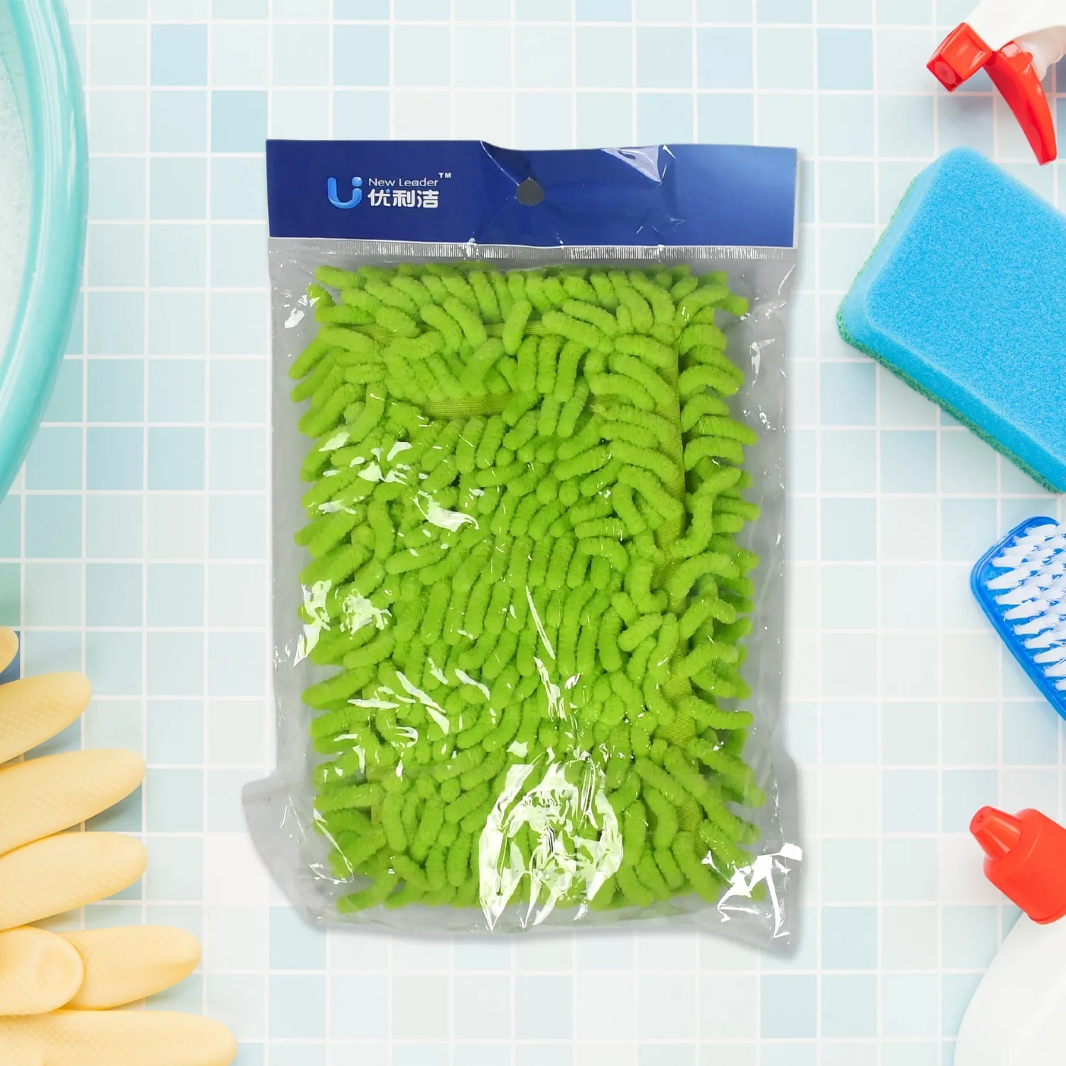 Microfiber Mop with Extendable Handle for Home & Office Cleaning