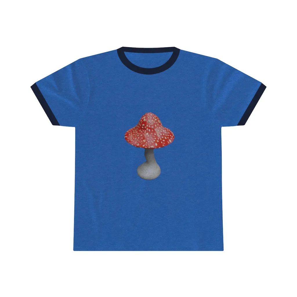 Mushroom Unisex Ringer Tee