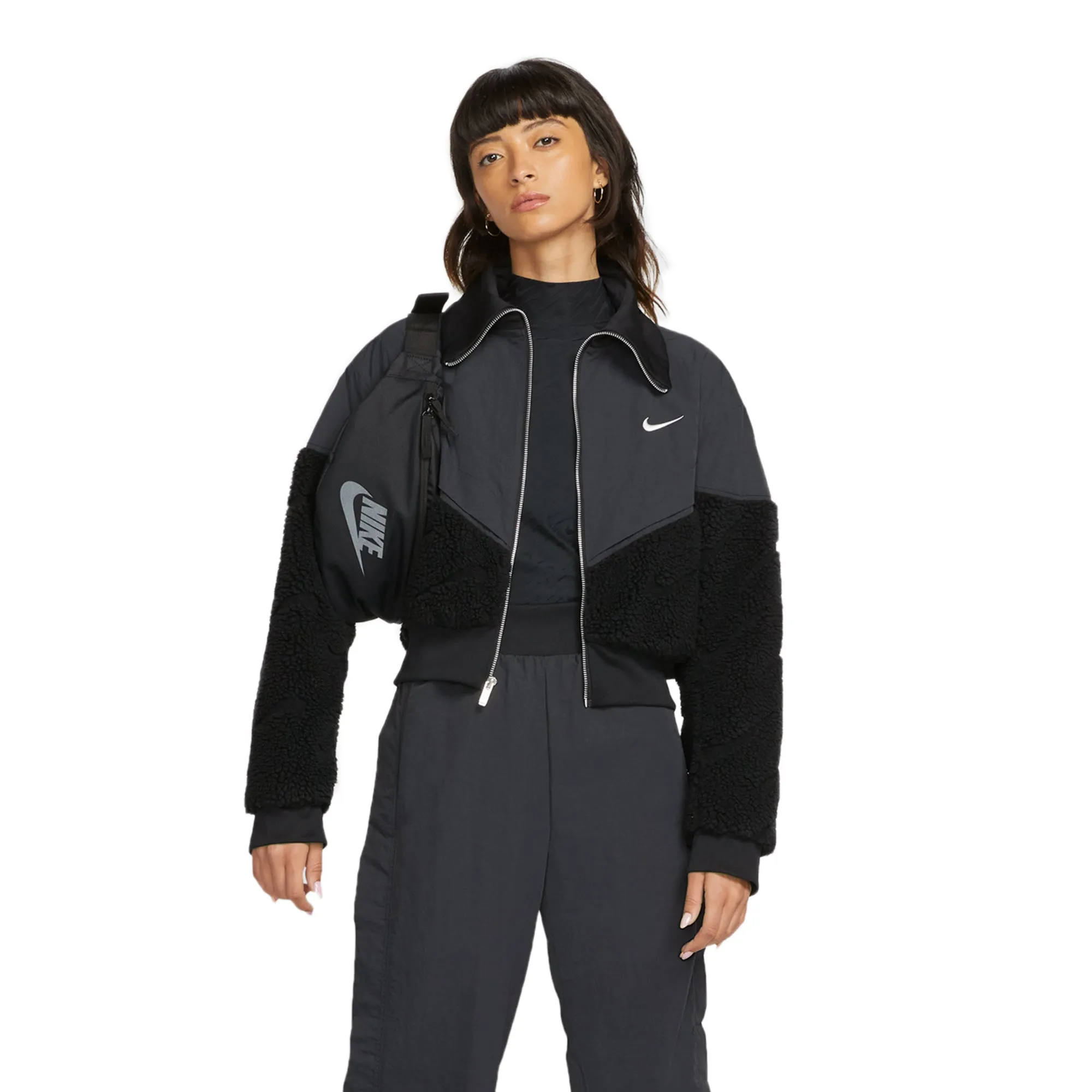 Nike Womens Sportswear Icon Clash Jacket 'Black'