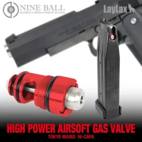Nine Ball High Power Airsoft Gas Valve(Green Gas) for Tokyo Marui Hi-Capa