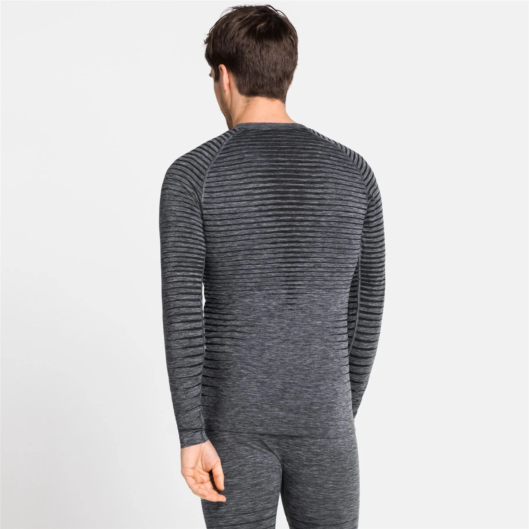 Odlo Performance Light Men's Running Top - Crew Neck Long Sleeve
