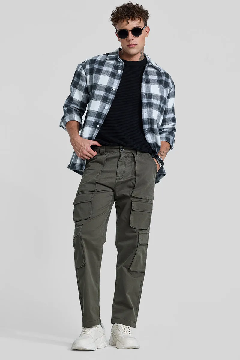 Olive Relaxed Fit Cargo Pants