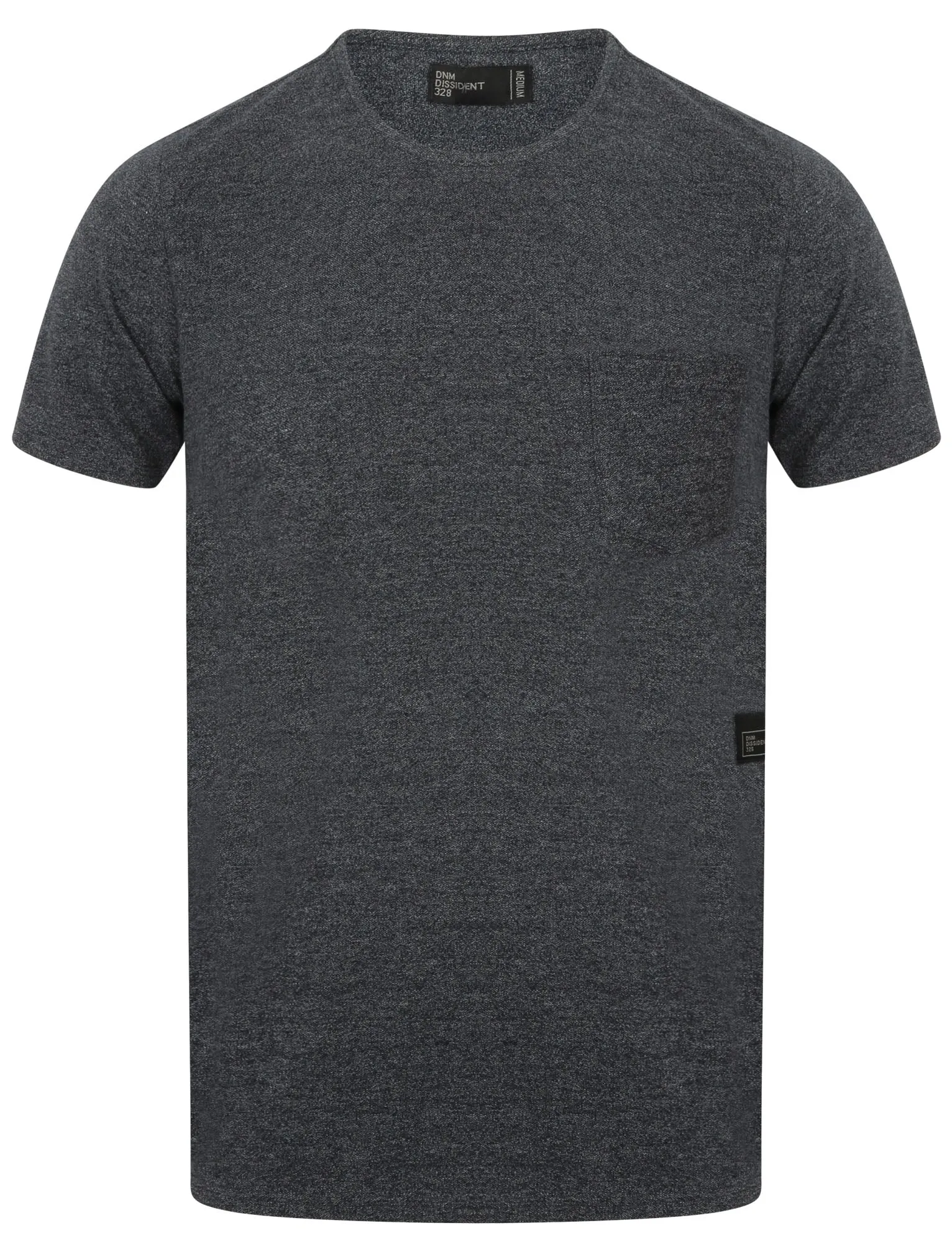 Pablo Crew Neck T-Shirt with Micro Pique Texture in Sapphire - Dissident